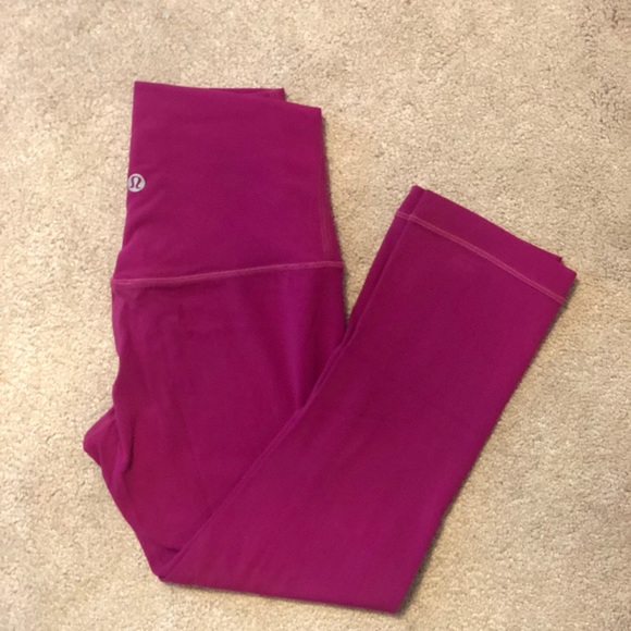 lululemon athletica Pants - Lululemon Align - 19 inch crop - fuchsia